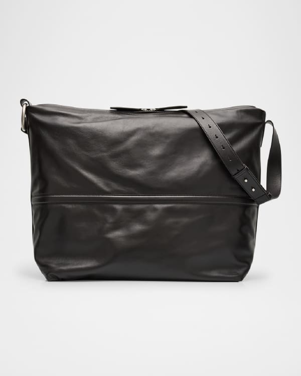 Dries Van Noten Men's Floral Canvas Tote Bag | Neiman Marcus
