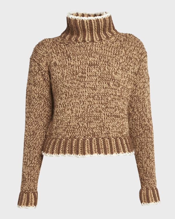 Moncler Colorblock Logo Sweater Neiman Marcus