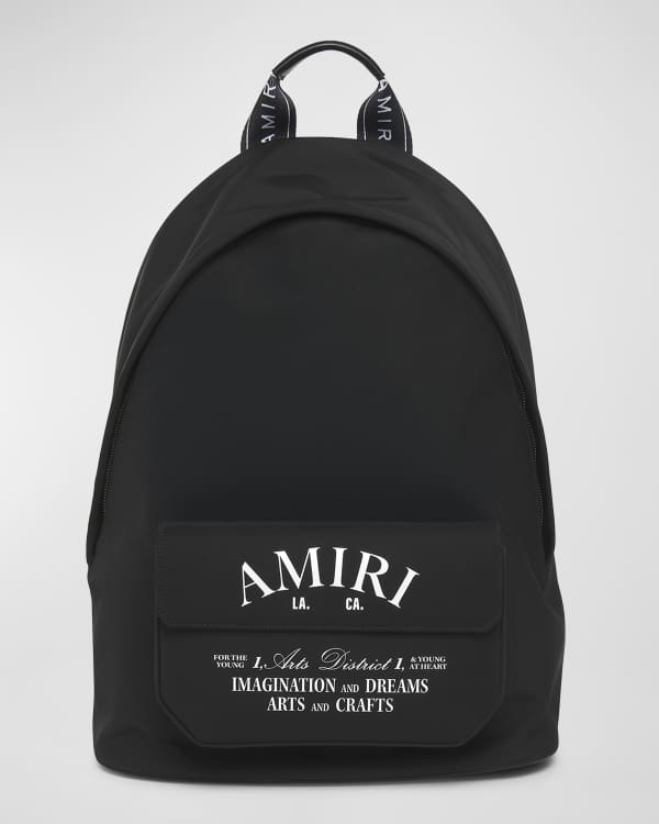 Amiri Men's Denim Bandana Jacquard Backpack | Neiman Marcus Amiri Men's Denim Bandana Jacquard Backpack | Neiman Marcus