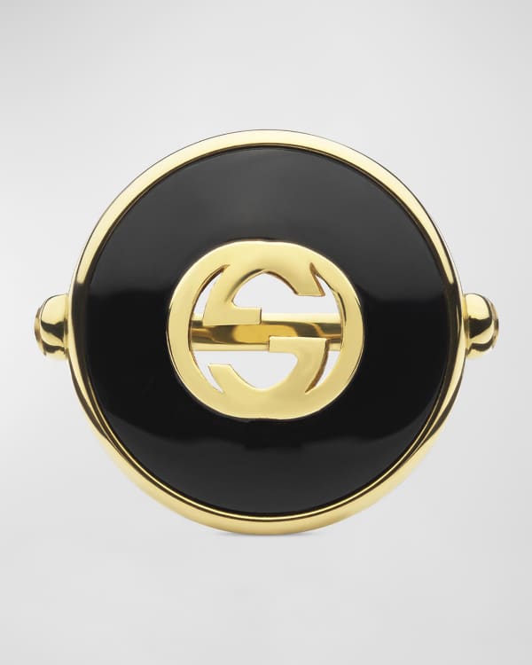 Gucci Icon Star and Diamond Ring in Yellow Gold | Neiman Marcus