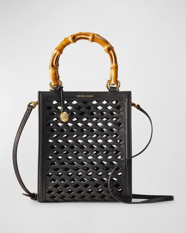 Elleme Raisin Medium Croc Embossed Top Handle Bag Neiman Marcus