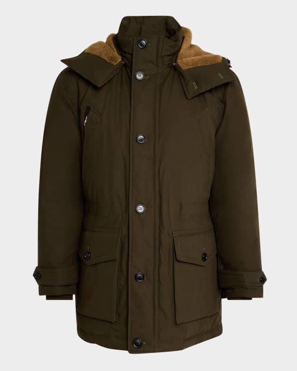 Rowland wool parka top