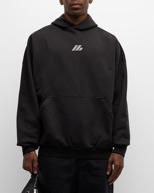 Balenciaga Men's BB Corp Hoodie - Medium Fit | Neiman Marcus Balenciaga Men's BB Corp Hoodie - Medium Fit | Neiman Marcus