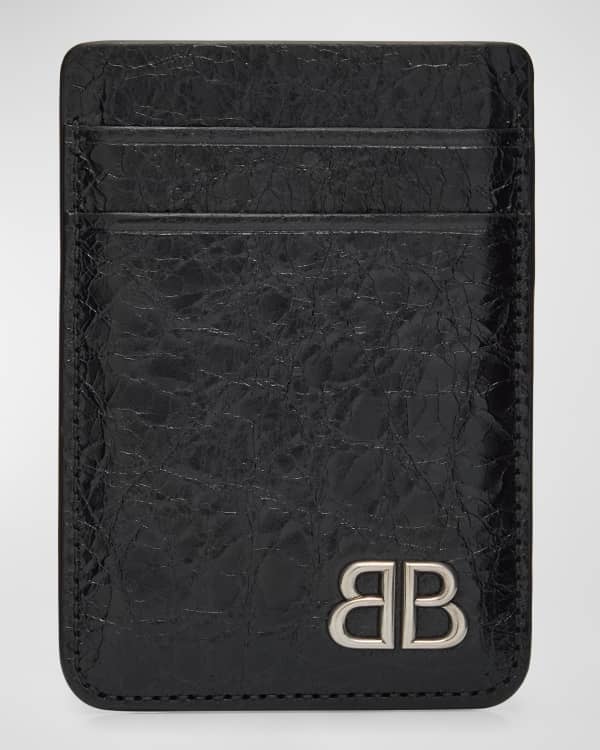 Balenciaga Men's Monaco Bifold Card Holder with Bill Clip