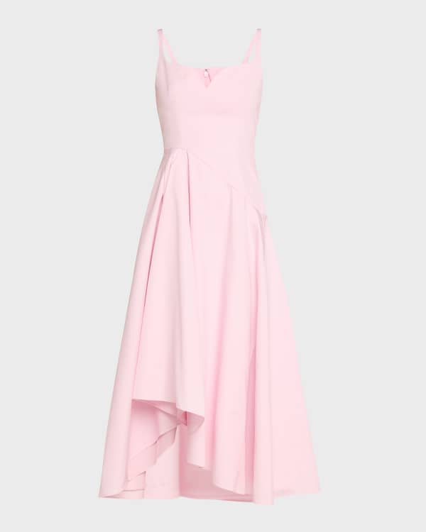 Brandon Maxwell Strapless Knit Midi Dress Neiman Marcus