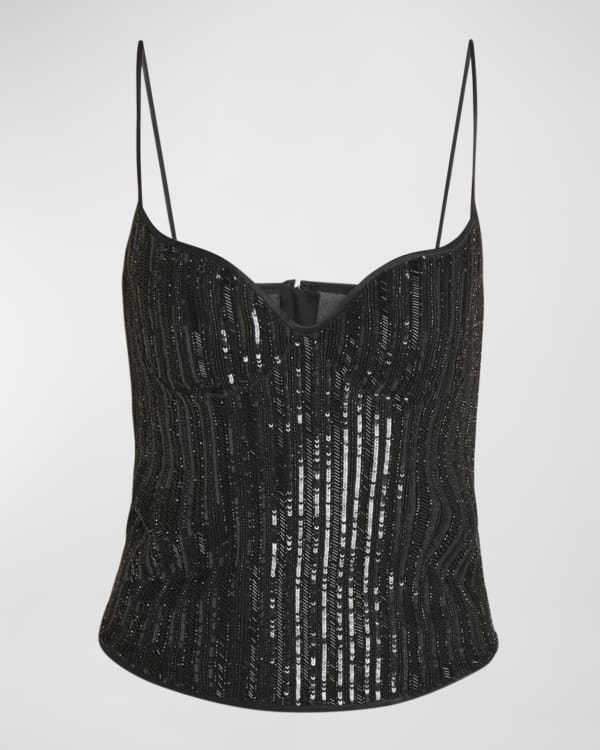 Khaite リマ リフ ミティ スカト 41264099TISSUERIB 200 Khaite Sesto Rib Halter Top | Neiman Marcus