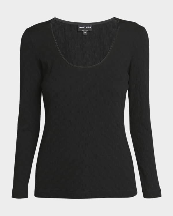 Burberry EKD Print Long-Sleeve T-Shirt | Neiman Marcus