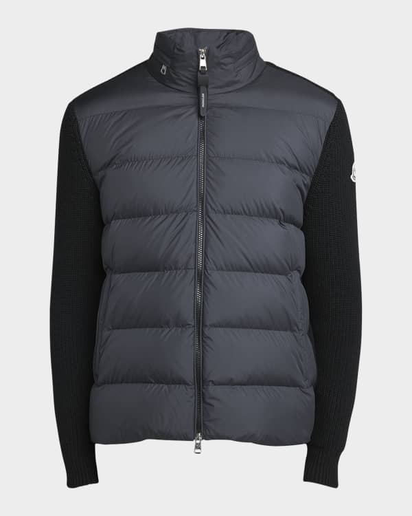 Brunello Cucinelli Men's Quilted Down Nylon Puffer Jacket