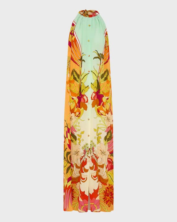 Honorine Brigitte Lace Trim Maxi Dress Neiman Marcus