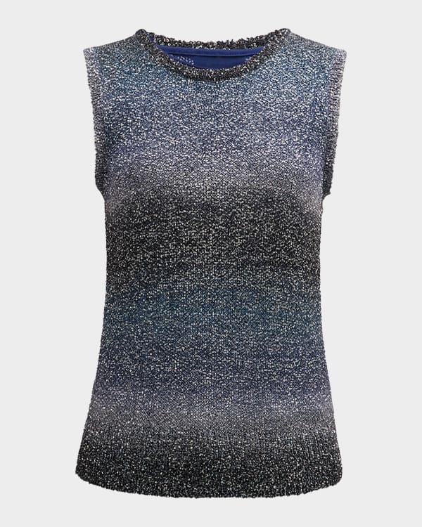 Missoni Metallic Knit Tank Top | Neiman Marcus