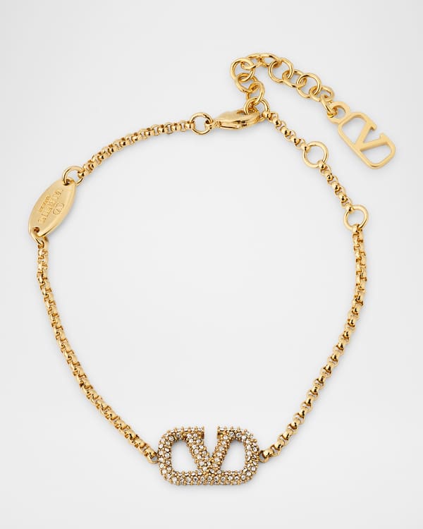 【関税&送料込】Saint Laurent l Chain Bracelet Saint Laurent Cassandre Chain Bracelet In Metal | Saks Fifth