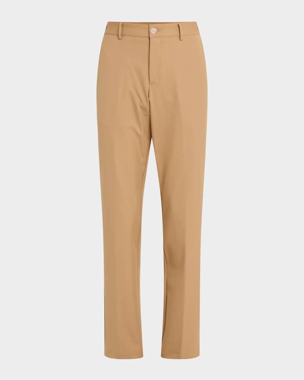 Emporio Armani Men's G-Line Flat Front Trousers | Neiman Marcus