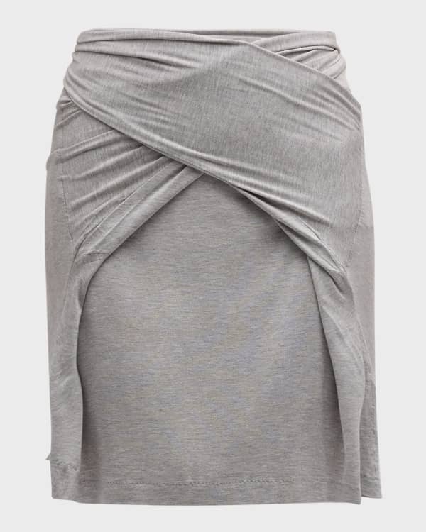 Marc Jacobs Duchess Satin Mini Skirt | Neiman Marcus