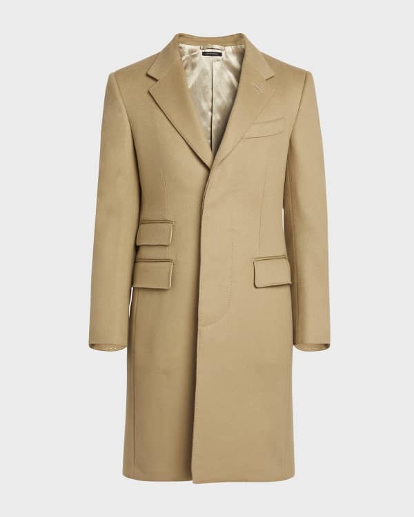 Kenzo Men s Tweed Car Coat Neiman Marcus