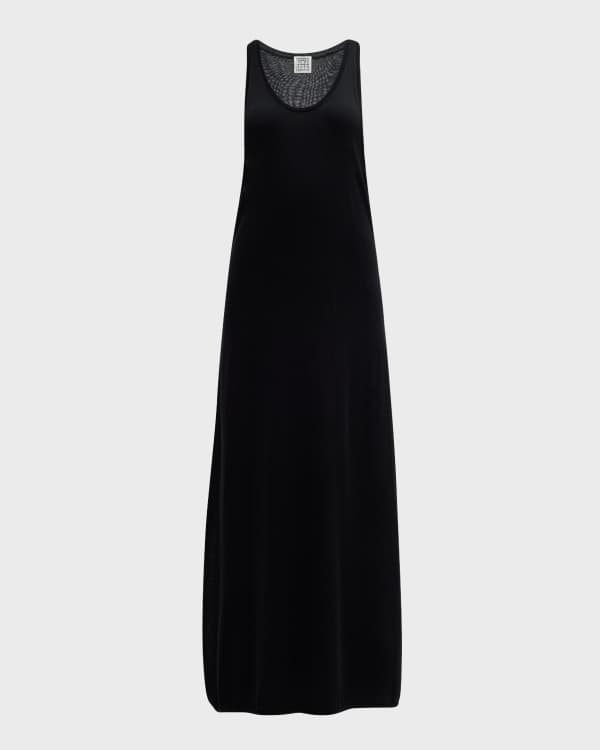 Eileen Fisher Crewneck Jersey Tank Midi Dress Neiman Marcus