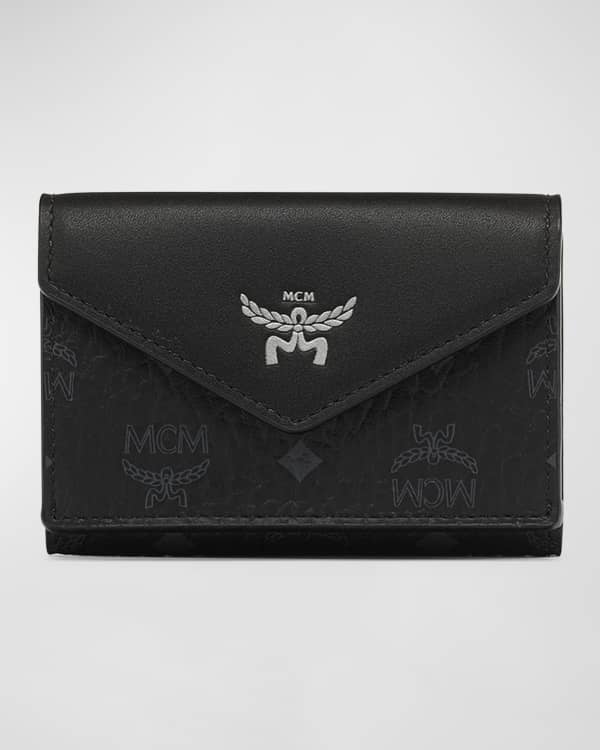 MCM Monogram Embossed Bifold Leather Wallet Neiman Marcus