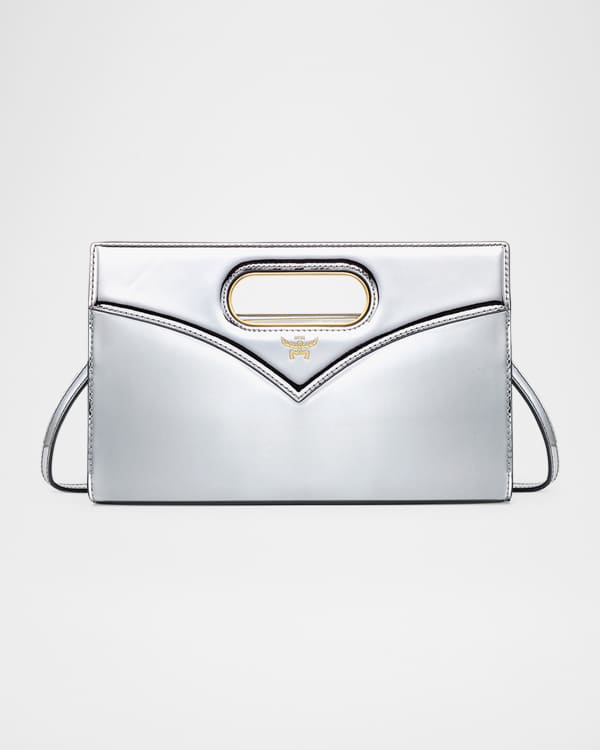 MCM Gretl Mini Leather Crossbody Bag | Neiman Marcus