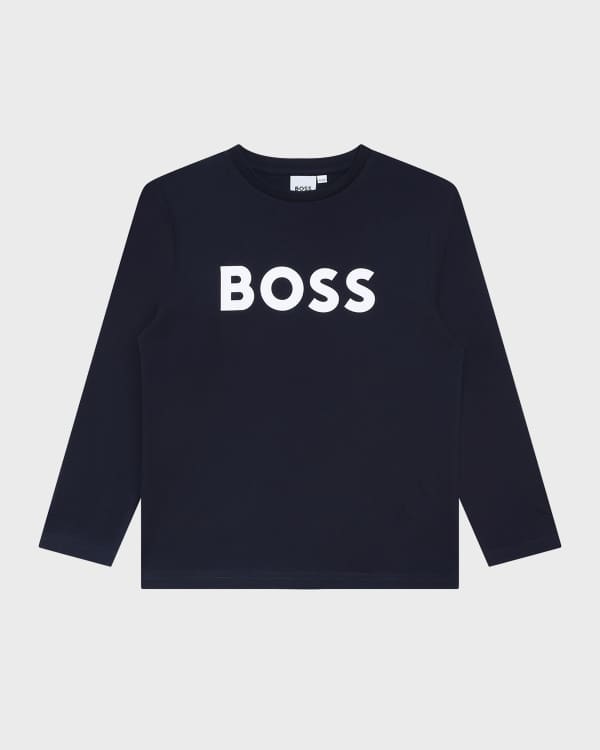 Boy's Graphic Logo-Print Sweatshirt, Size 4-12