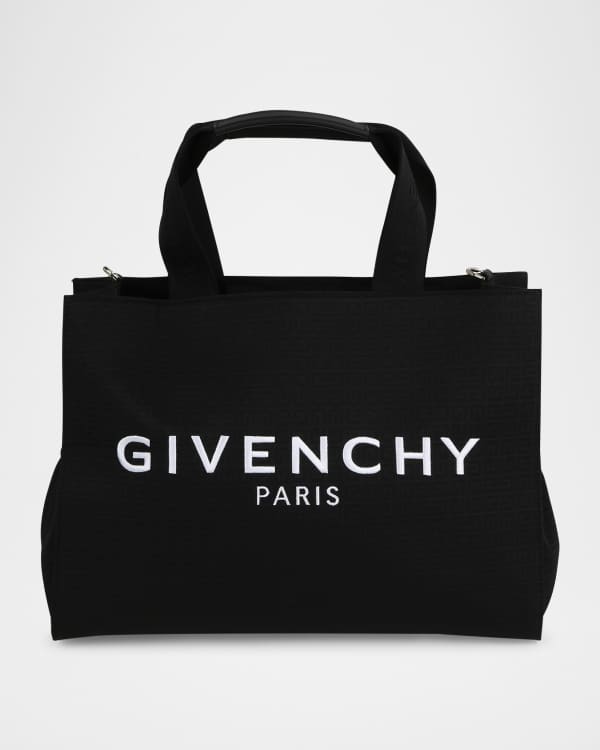 Givenchy Logo Chain Jacquard Diaper Bag w Changing Pad Neiman Marcus
