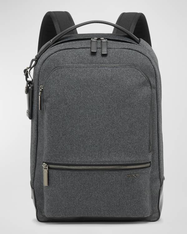 Tumi Bates Leather Backpack with 14 Laptop Pocket Neiman Marcus