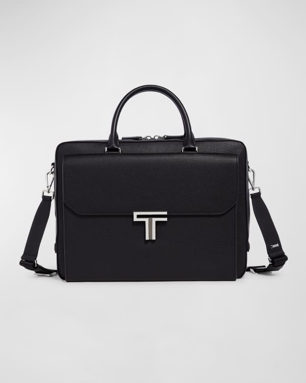 Tumi horton double zip brief leather hot sale