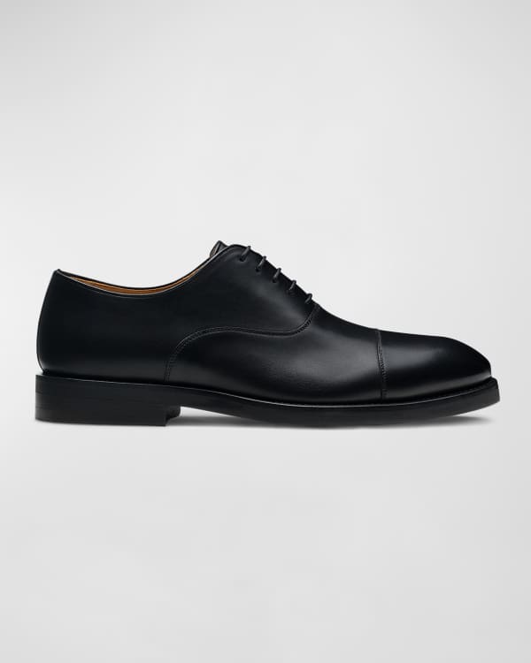 Magnanni Men s Shepard Brogue Burnished Leather Oxford Shoes Neiman Marcus