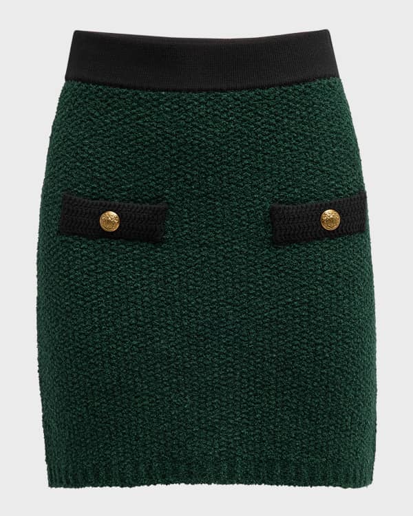 Tweed mini skirt quilt hot sale