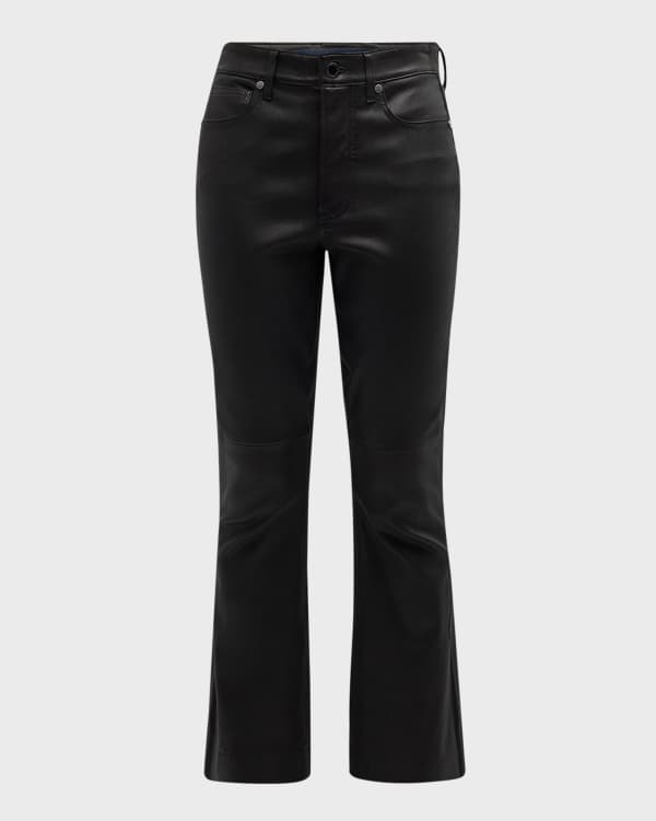 Theory 5 pocket leather pants top