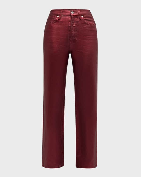 Maまま MOTHER The Spinner Zip Sneak Jeans | Neiman Marcus
