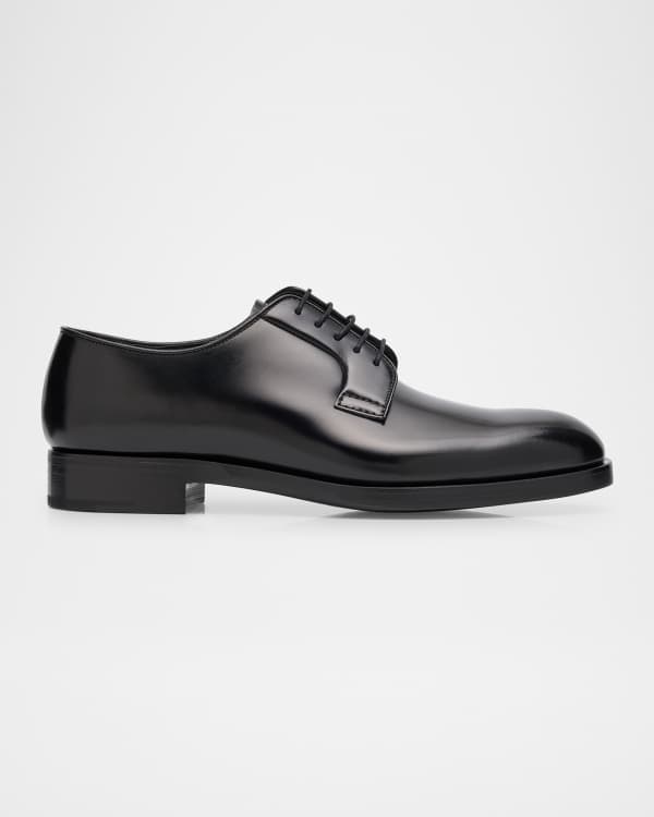 Givenchy Men s Logo Embossed Derby Shoes Neiman Marcus
