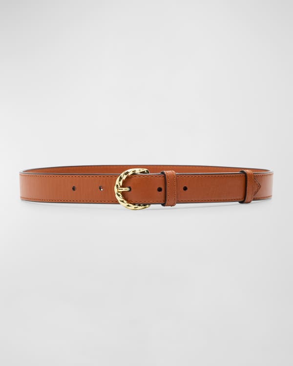 MCM Claus Reversible Gradation Visetos Leather Belt Neiman Marcus