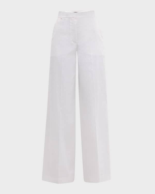 A.L.C. Holden Wide-Leg Linen Pants | Neiman Marcus