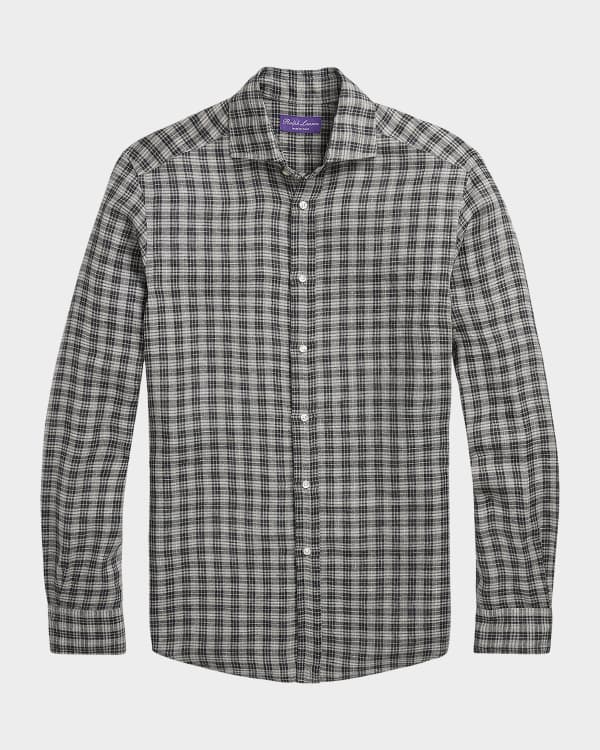 LAURENT MARAKESH PAISLEY TEAL MENS LINEN PRINTED SHIRT