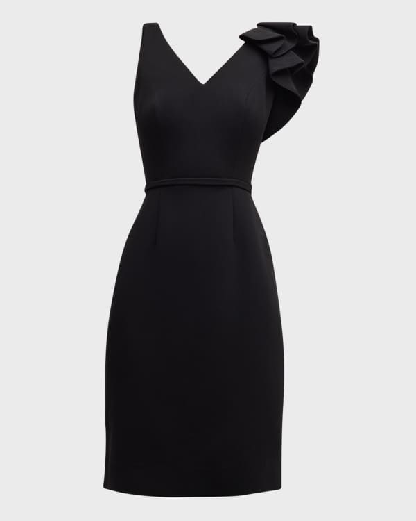 Bronx and Banco Mademoiselle Fit Flare Velvet Mini Dress Neiman Marcus