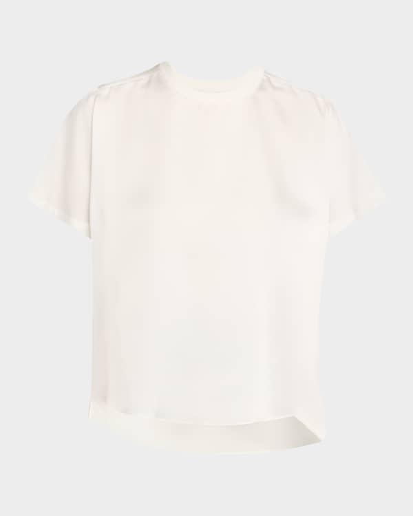 Alice + Olivia Tess Crewneck Tee | Neiman Marcus