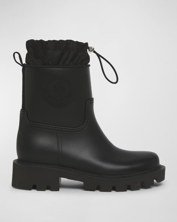 Burberry women's zane signature check rain boots shop