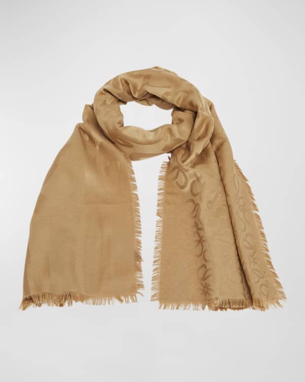DRIES VAN NOTEN SHORT SCARF SILK&WOOL