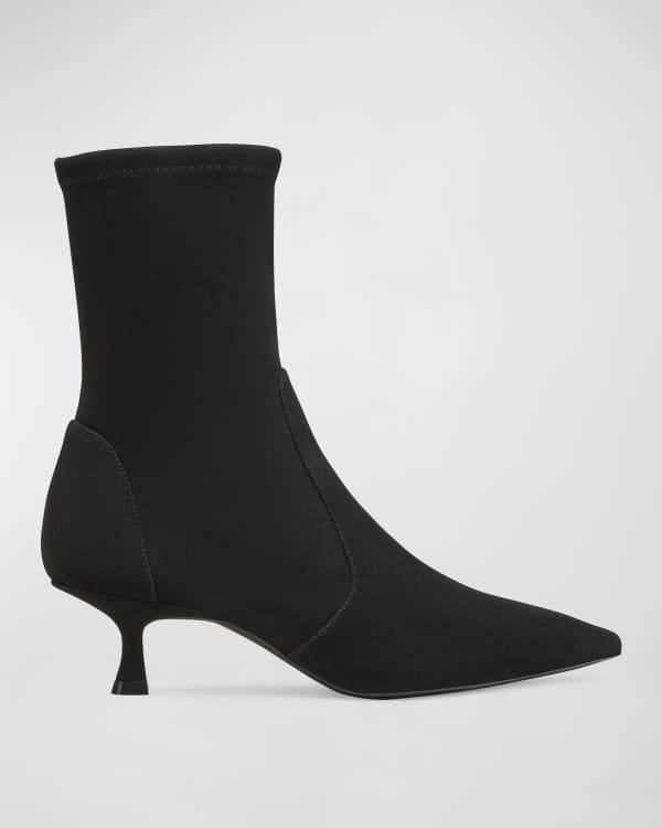 Stuart Weitzman Rapture 75mm Knit Sock Bootie Neiman Marcus