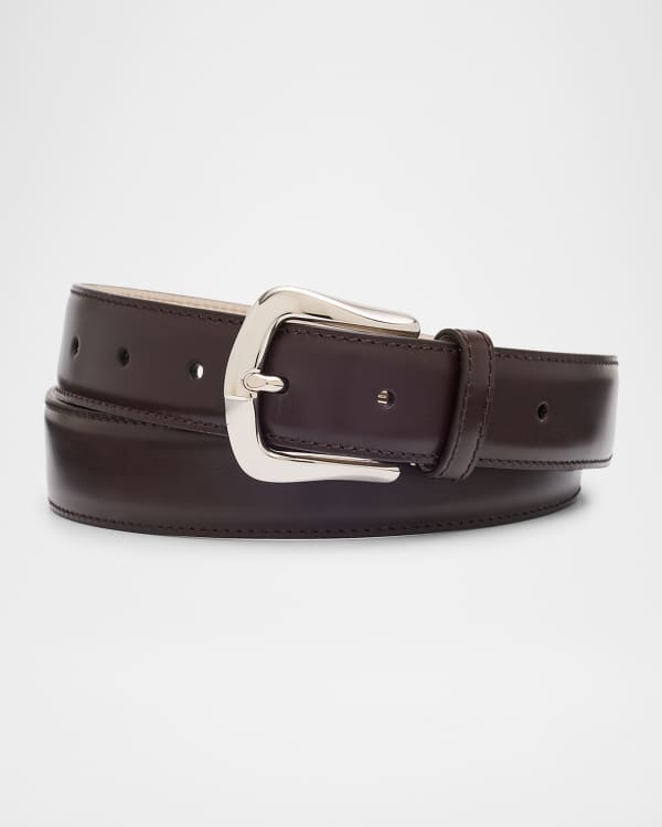 Off White Men s Hybrid Industrial Leather Belt Neiman Marcus