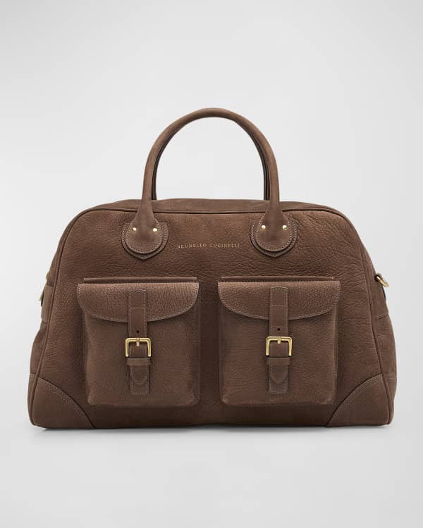 Ralph Lauren Purple Label Men's Bedford Canvas and Calfskin