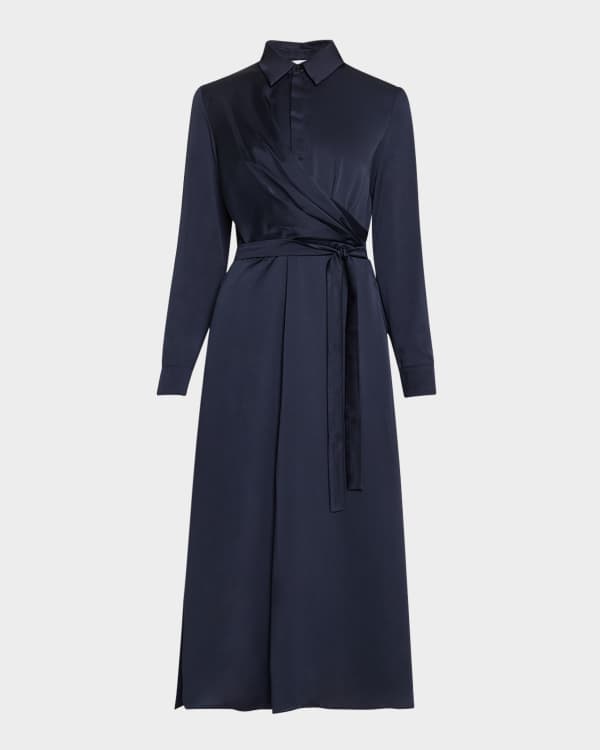 Vince tie front shirt dress cheap