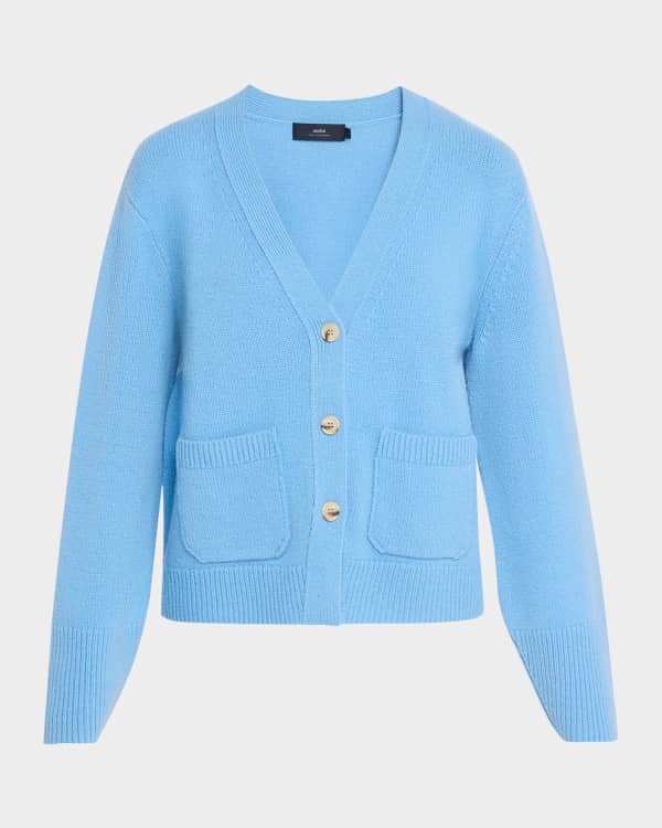 Button Down Cashmere-Blend Cardigan