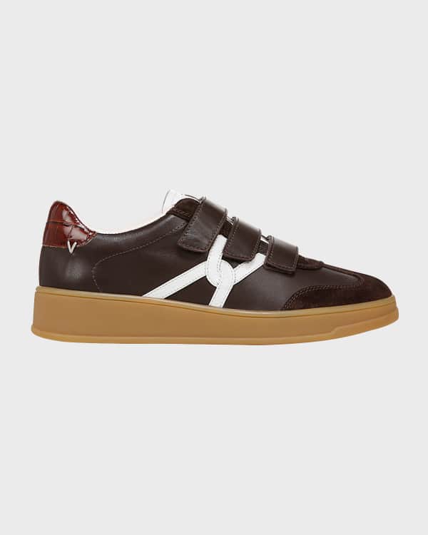 BY FAR ロティナ レスアッフ スニカ 22CRROAGOWL GOW BY FAR Rodina Bicolor Leather Low-Top Sneakers | Neiman Marcus