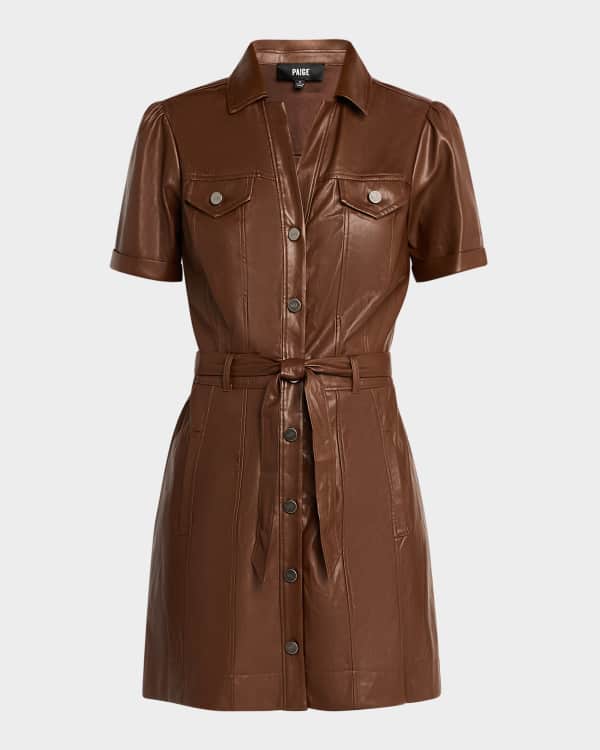 Leather utility dress new arrivals
