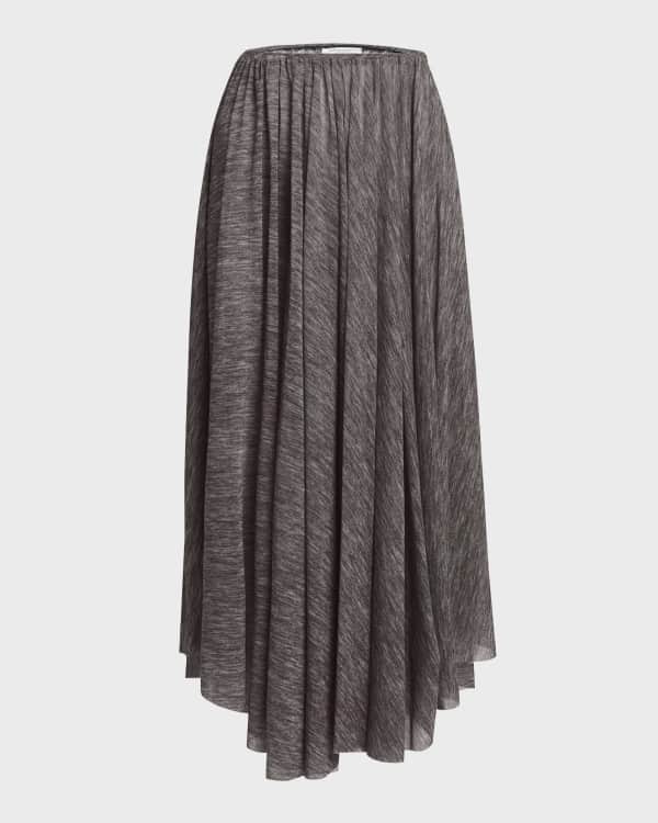 スカート Philosophy Di Lorenzo Serafini Wrap-Around Wool-Blend Skirt Philosophy di Lorenzo Serafini Polka-Dot Pleated A-Line Midi