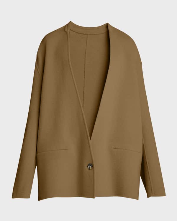 Chloe check coat top