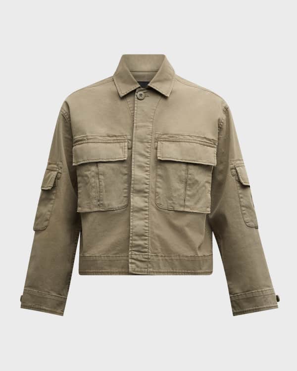 Barbour Winter Defence Wax Jacket Neiman Marcus