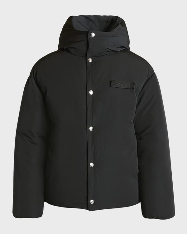 MORDECAI Men's Nylon Down Full-Zip Puffer Jacket | Neiman Marcus