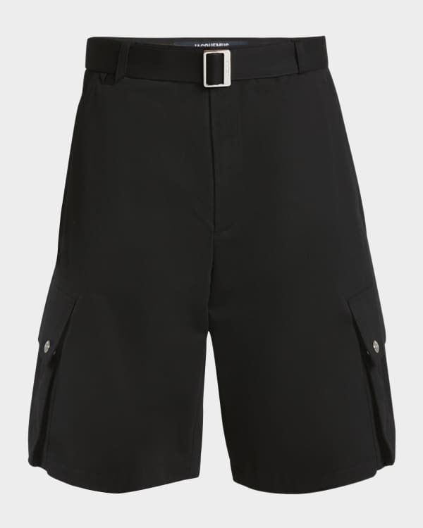 John Elliott Men's Kennedy Cotton Pull-On Shorts | Neiman Marcus
