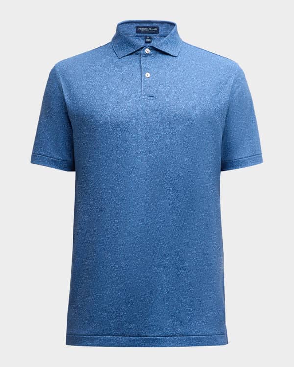 Berluti Men's Scritto Knit Polo Shirt | Neiman Marcus